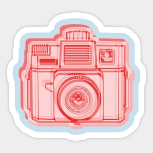 ISSF Society6 logo REDREVERSE Sticker